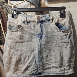 White wash demi skirt